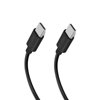 SBS TECABLETISSUETCC32K - 1,5 m - USB C - USB C - USB 3.2 Gen 2 (3.1 Gen 2) - 10 Gbit/s - Schwarz
