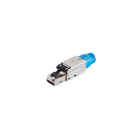 ShiverPeaks BS08-45004 - RJ-45 - Metallisch - Mnnlich - Gerade - Cat8.1 - 26/22