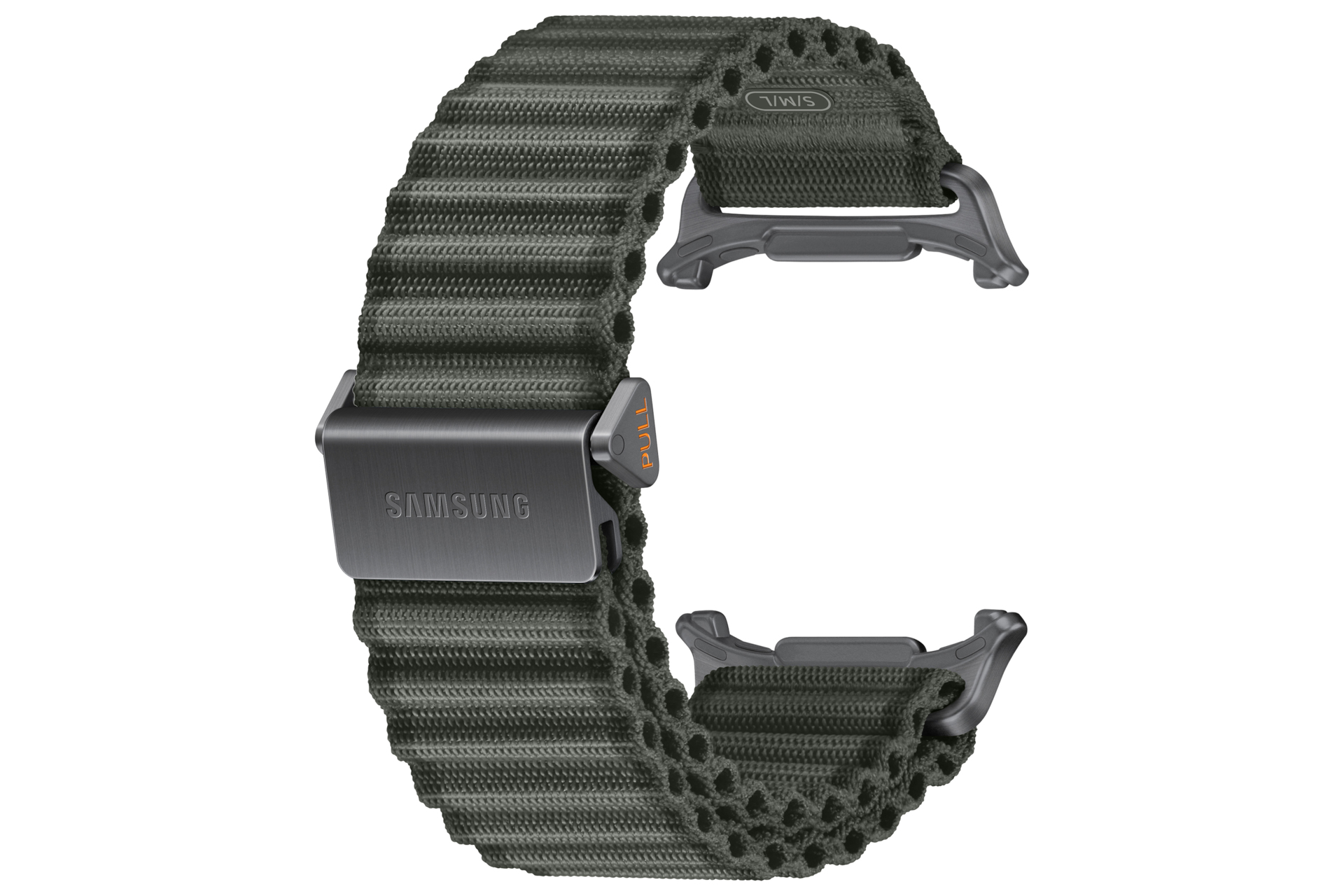 Samsung Trail Band (S/M/L) for Galaxy Watch Ultra2 Bande Olive Tissu