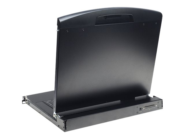 Digitus Consola modular con TFT de 19 (48,3 cm), KVM Cat.5 de 8 puertos y panel tctil, teclado alemn