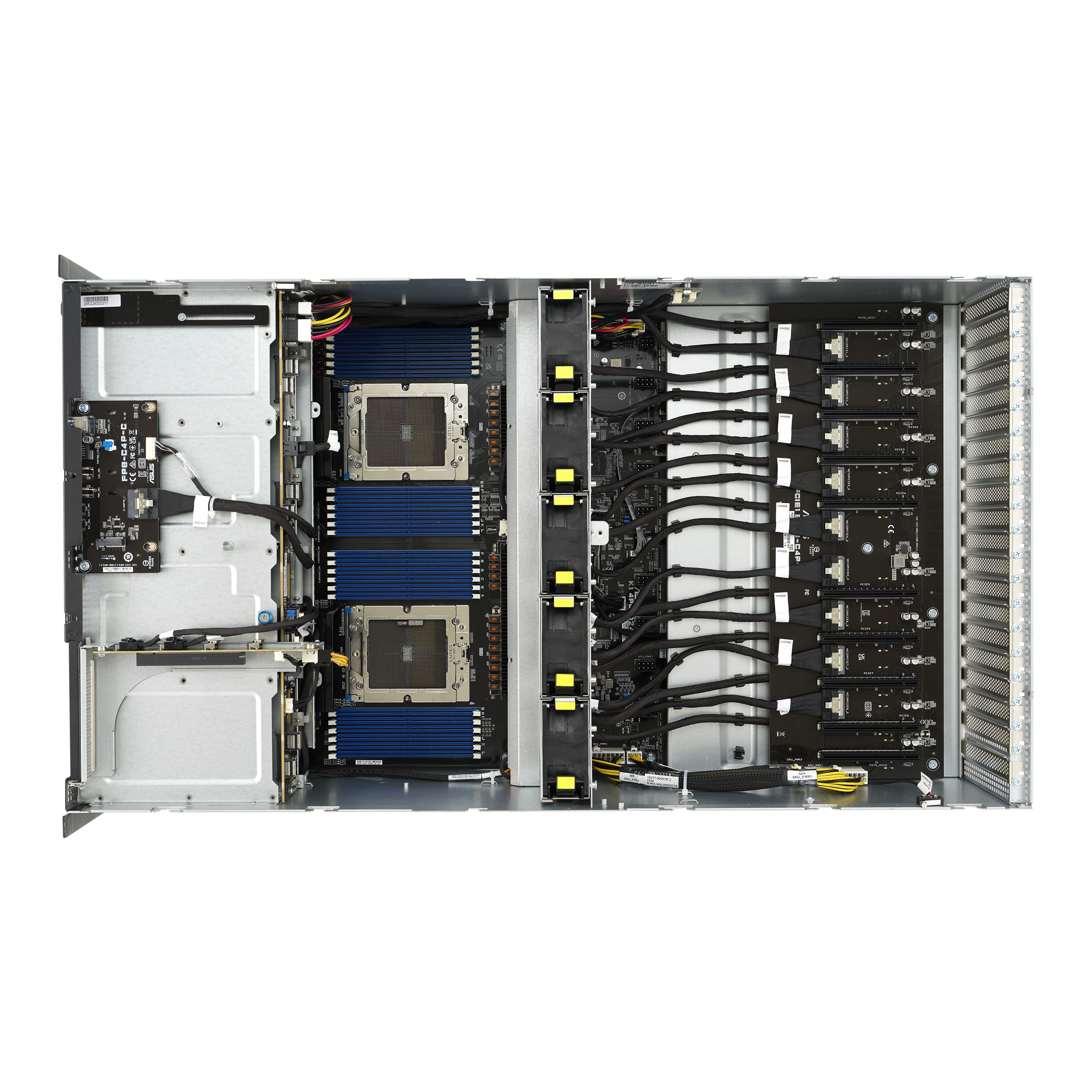 ASUS ESC8000A-E12-SKU1 LGA 6096 Bastidor (4U) Plata