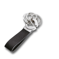 Troika KR8-02-LE - Schlsselanhnger - Schwarz - Kunstleder - Leder - Metall - Abbildung - 31 mm - 101 mm