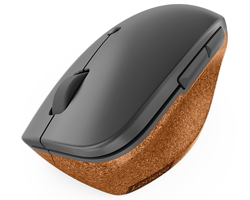 Lenovo Go - Maus - ergonomisch - F�r Rechtsh�nder - optisch blau - 6 Tasten - kabellos - 2.4 GHz - kabelloser Empf�nger (USB)