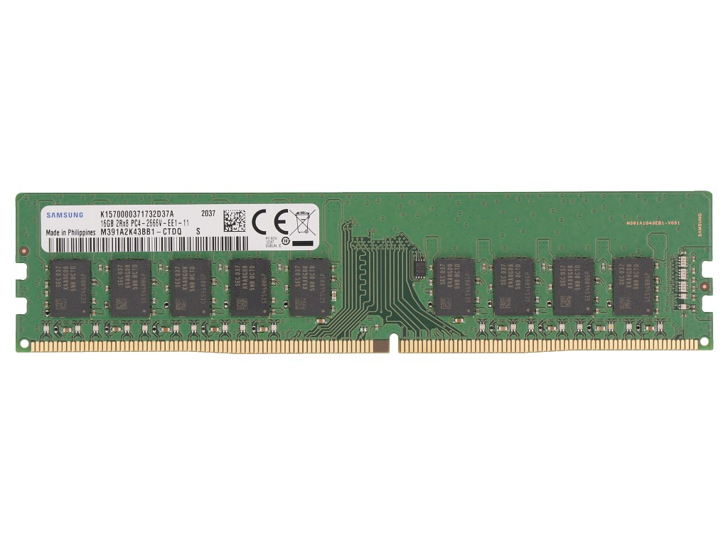 2-power 16GB DDR4 2666MHz ECC CL19 UDIMM - 16 GB - DDR4