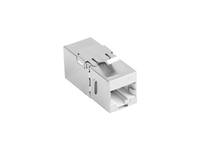 Lanberg KSF6-3090 - Flach - Edelstahl - RJ-45 - RJ-45 - Weiblich - Weiblich