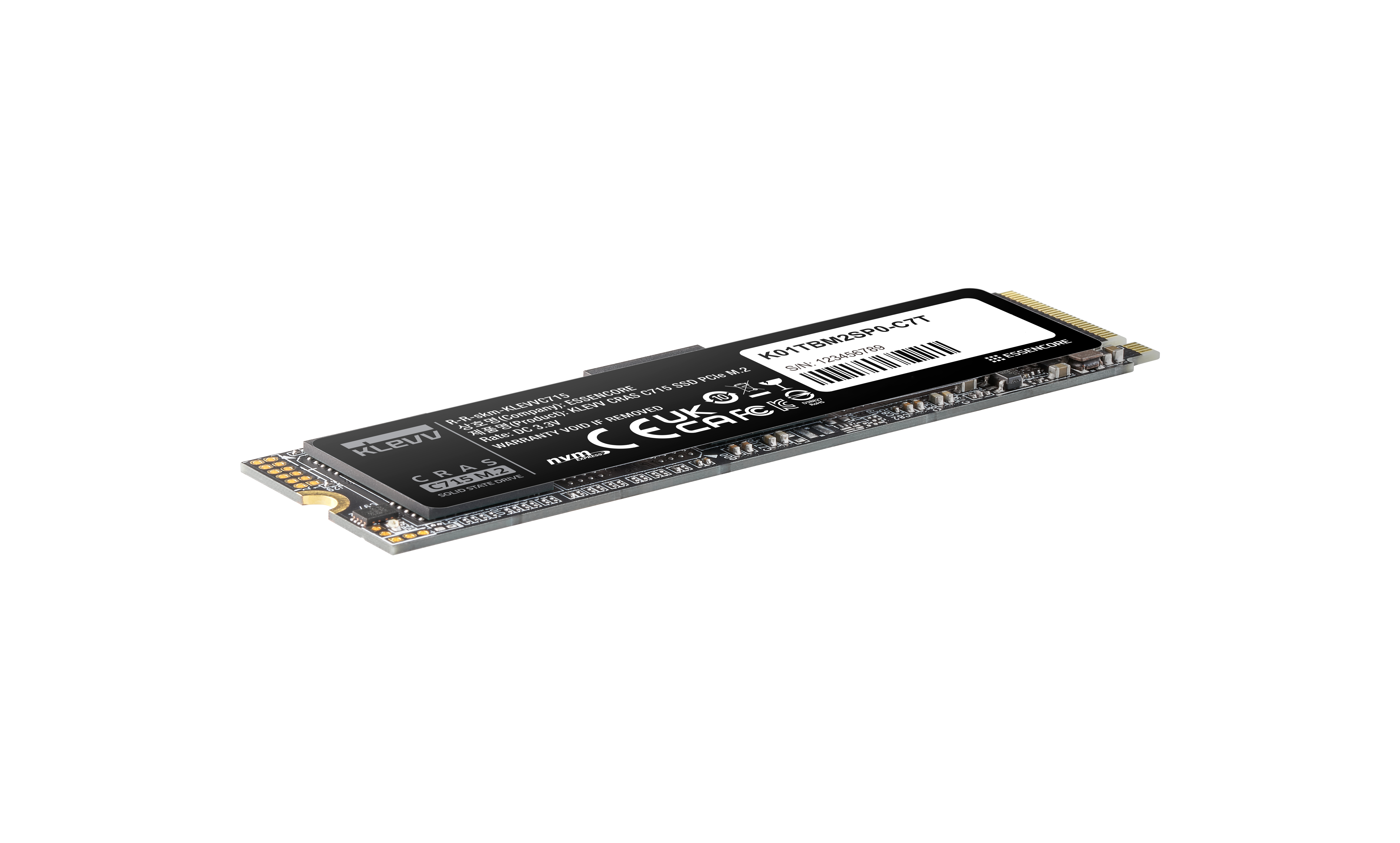 Klevv CRAS C715 512 GB M.2 PCI Express 3.0 NVMe 3D TLC NAND