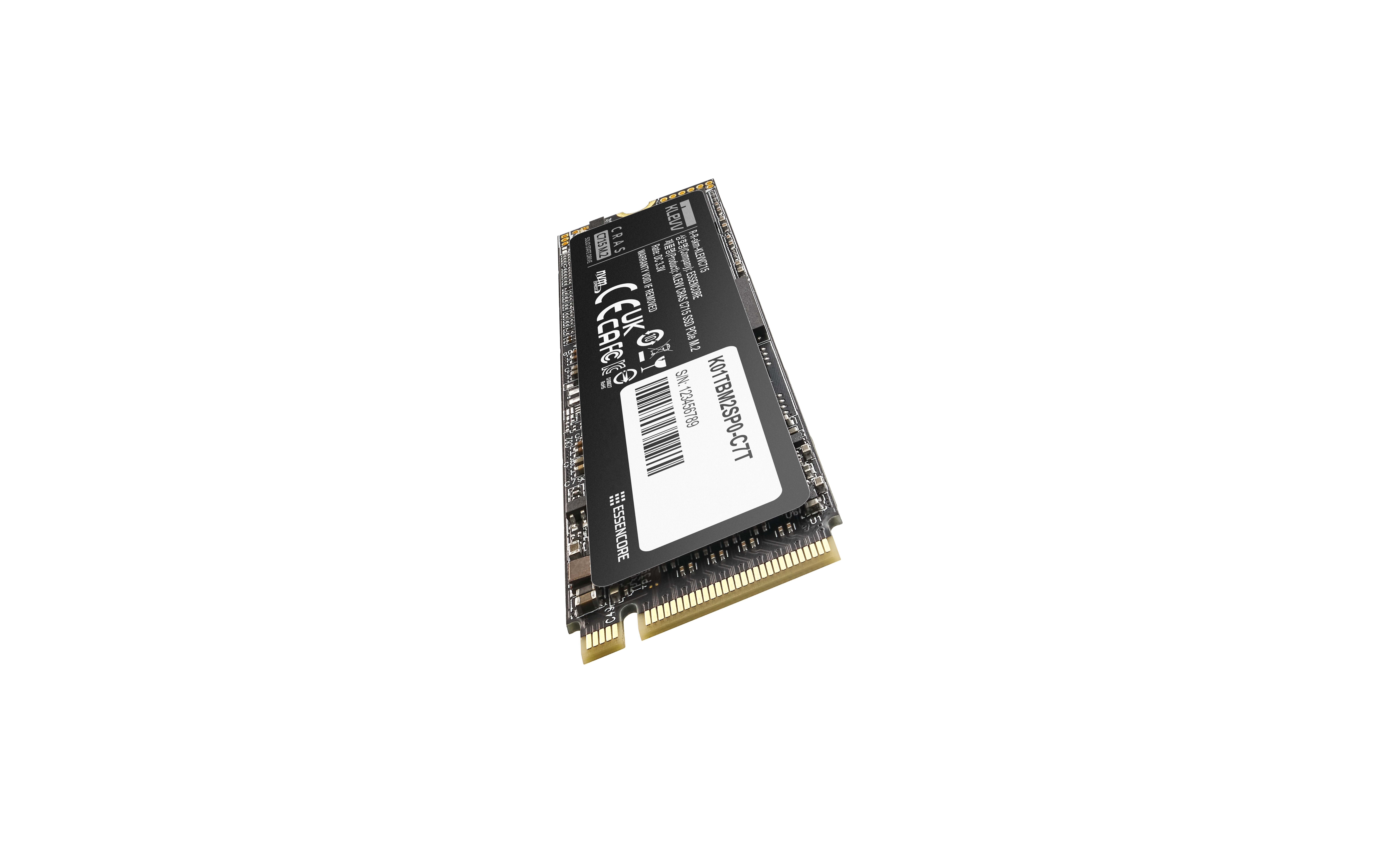 Klevv CRAS C715 512 GB M.2 PCI Express 3.0 NVMe 3D TLC NAND