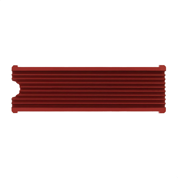 Axagon CLR-M2 syst�me de refroidissement d ordinateur M.2 NVMe SSD, Disque �lectronique Dissipateur thermique/Radiateur Noir, Rouge 1 pi�ce(s)