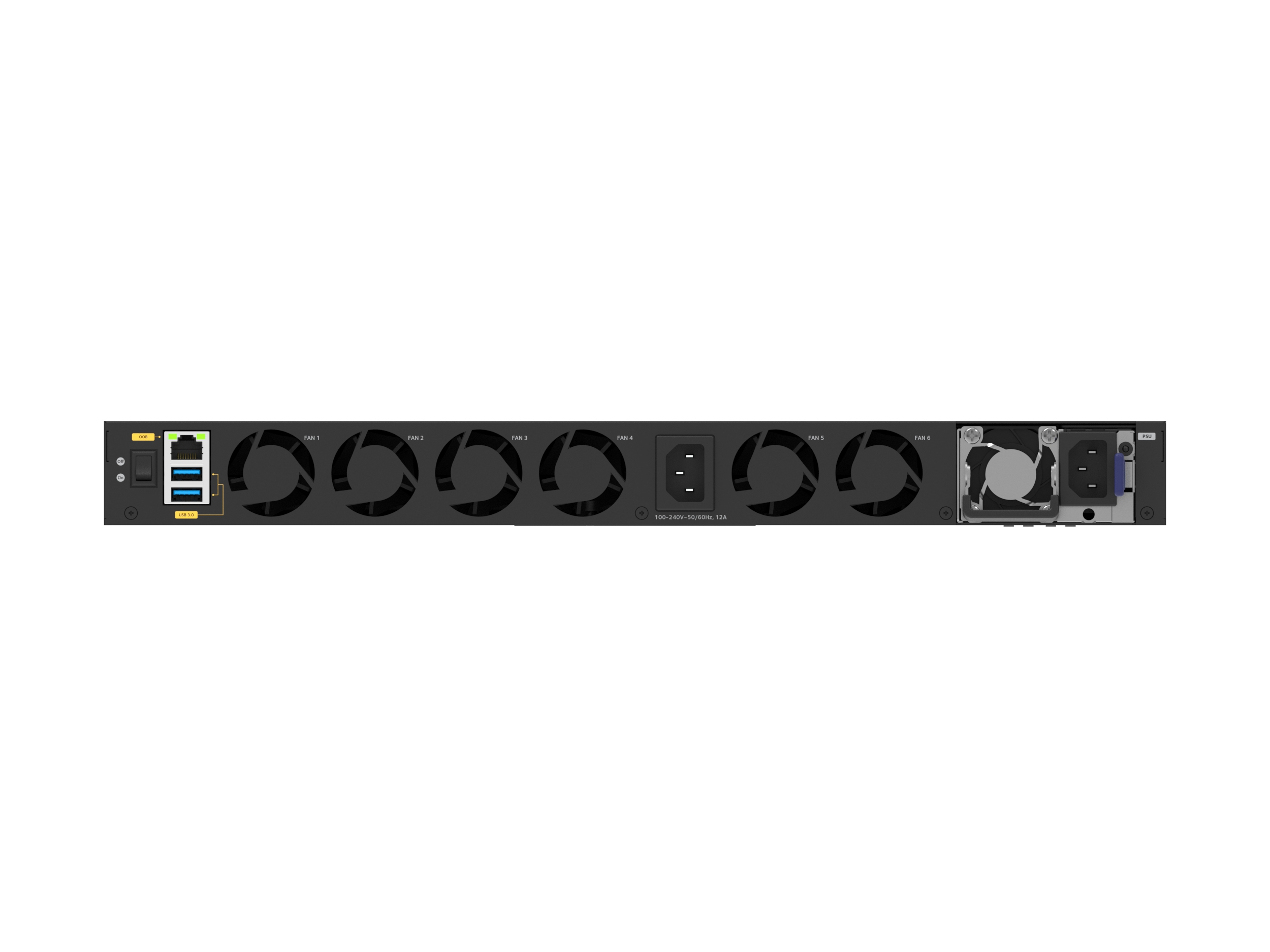 NETGEAR M4350-40X4C G�r� L3 10G Ethernet (100/1000/10000) Connexion Ethernet, supportant lalimentation via ce port (PoE) 1U Noir