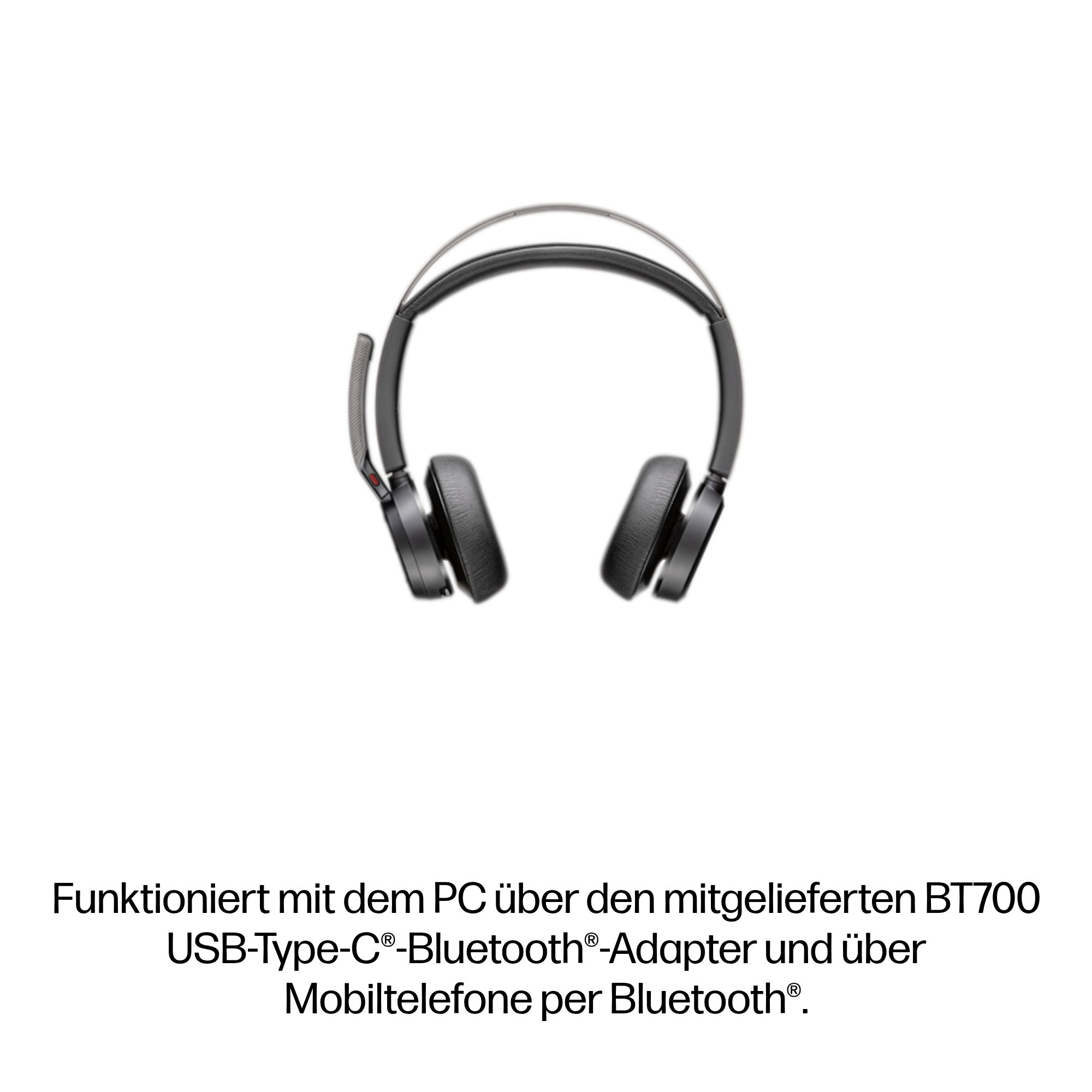 Poly HP Poly Voyager Focus 2 - Headset - On-Ear - Bluetooth