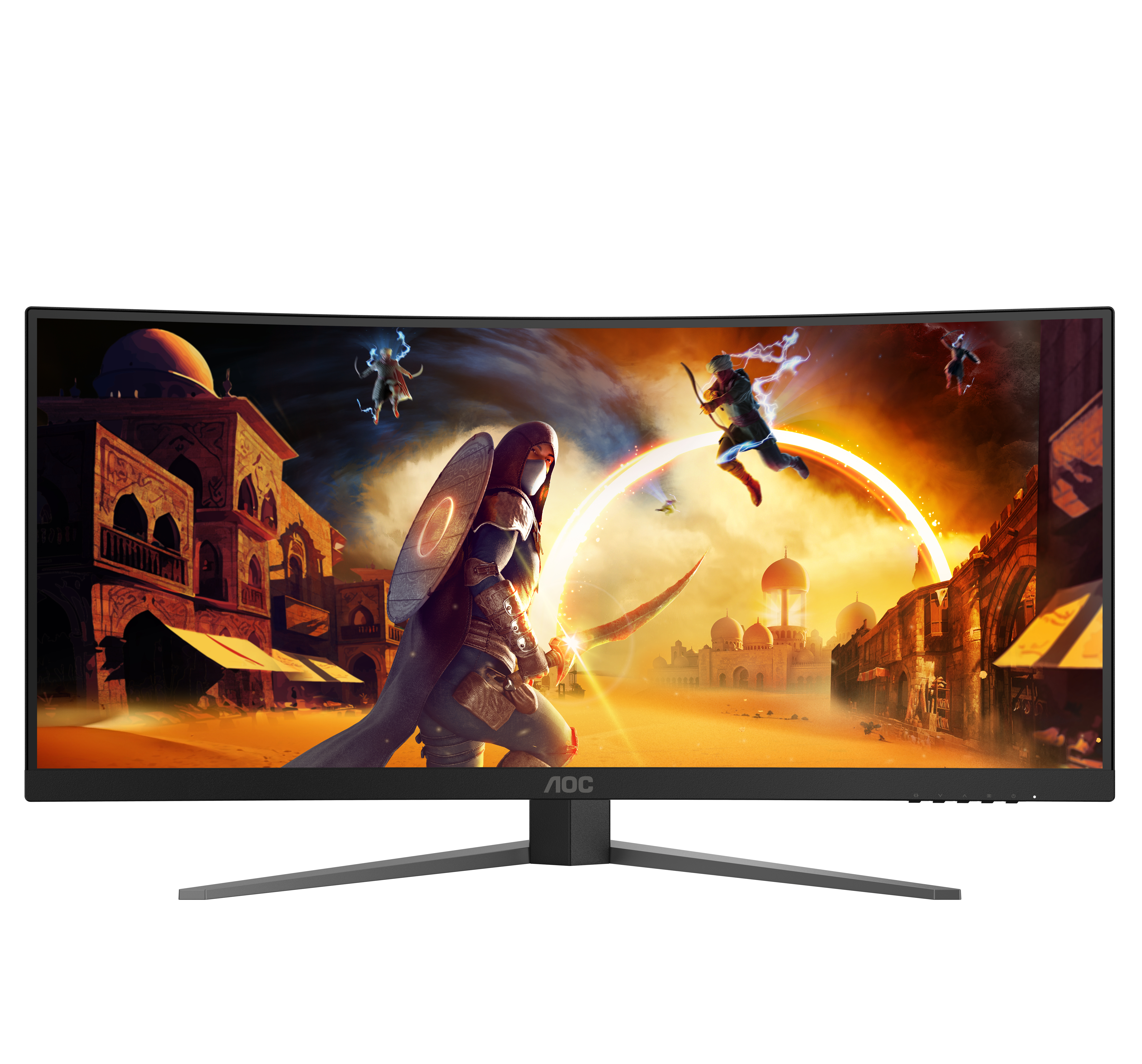 AOC G4 CU34G4 computer monitor 86.4 cm (34) 3440 x 1440 pixels Wide Quad HD LED Black, Red