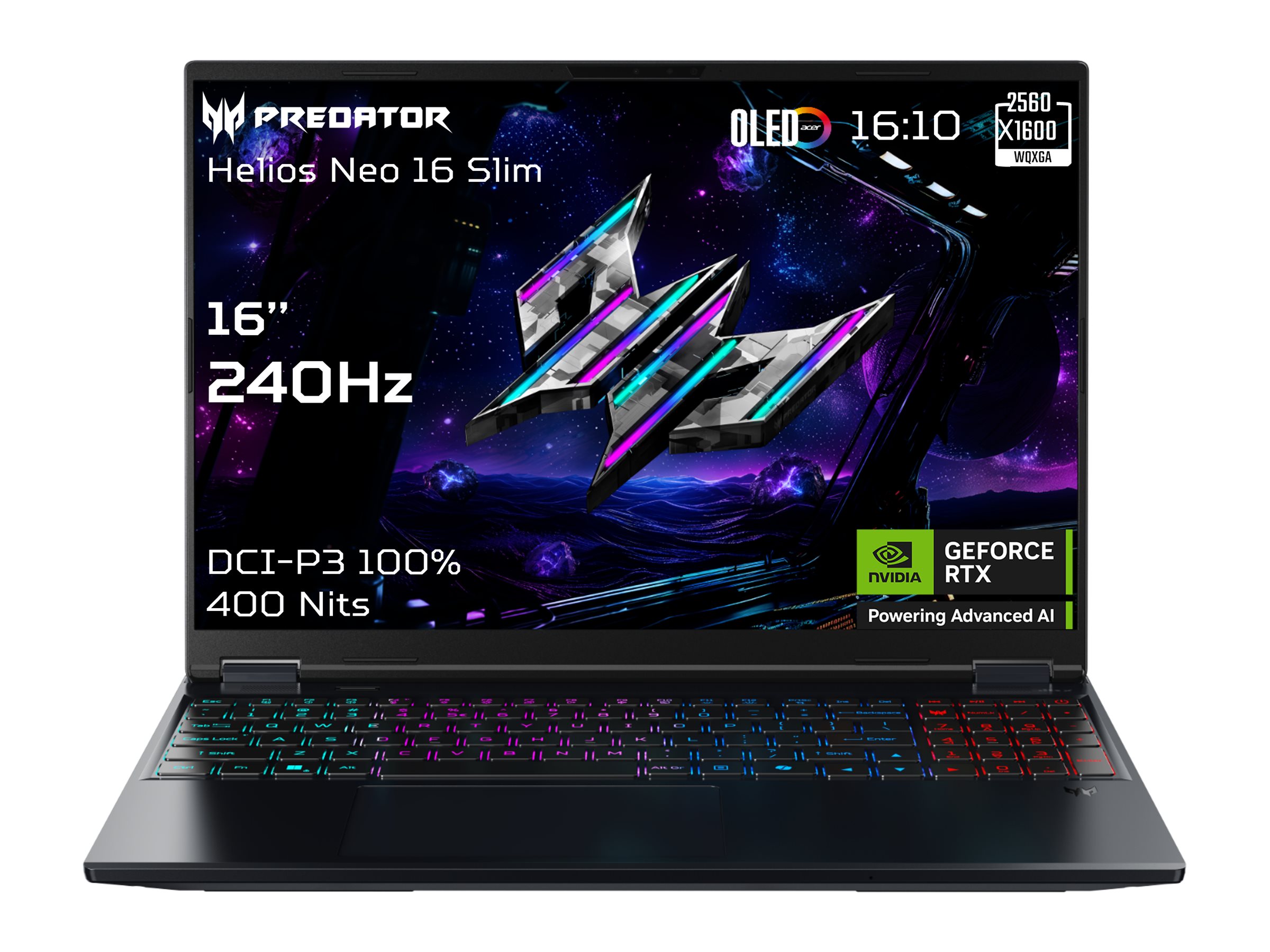Acer Predator Helios Neo 16S AI PHN16S-71 - Intel Core Ultra 9 275HX / 2.7 GHz - Win 11 Home - GeForce RTX 5060 - 16 GB RAM - 1.024 TB SSD NVMe - 40.6 cm (16)