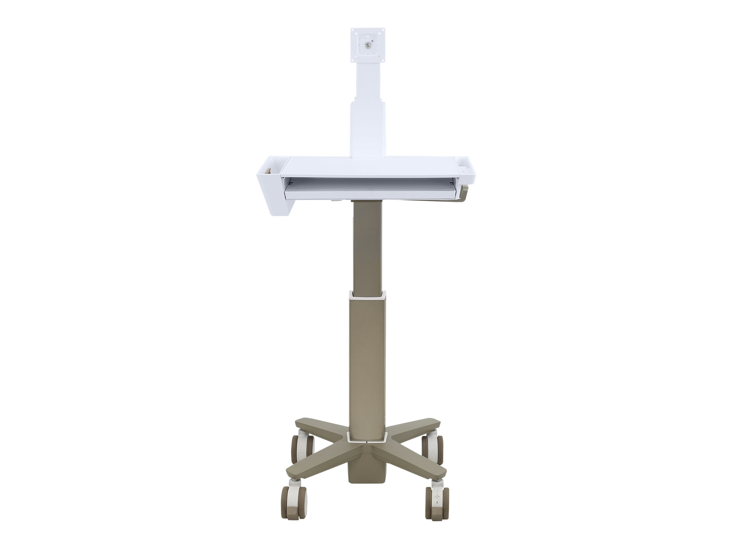 Ergotron CareFit Slim 2.0 Oro, Blanco Universal Carro multimedia