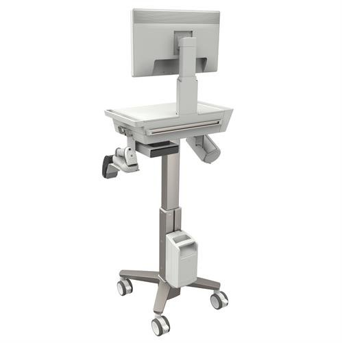 Ergotron CareFit Slim 2.0 Oro, Blanco Universal Carro multimedia