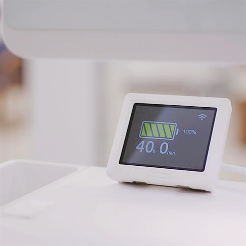 Ergotron CareFit Slim 2.0 Oro, Blanco Universal Carro multimedia