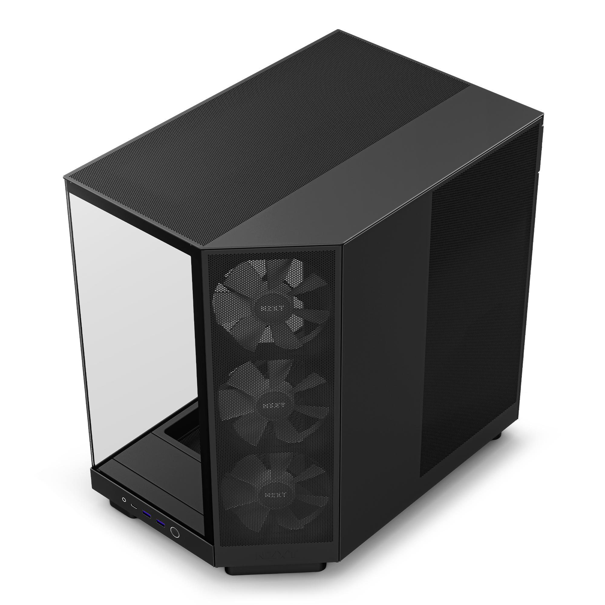 NZXT H series H6 Flow RGB - Mid tower - ATX - Seitenteil mit Fenster (geh�rtetes Glas)