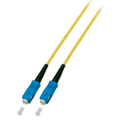 EFB Elektronik Simplex Jumper SC-SC 9/125, OS2, LSZH, gelb, 3.0mm, 20m