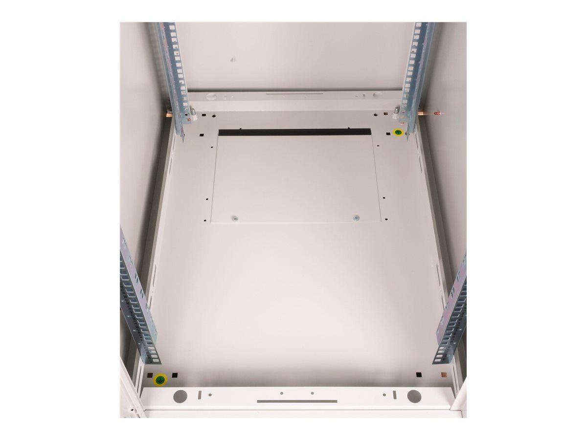 ROLINE Basic - Schrank Netzwerkschrank - Glas T�r, 600x800 BxT - RAL 7035, Hellgrau - 42HE - 48.3 cm (19)