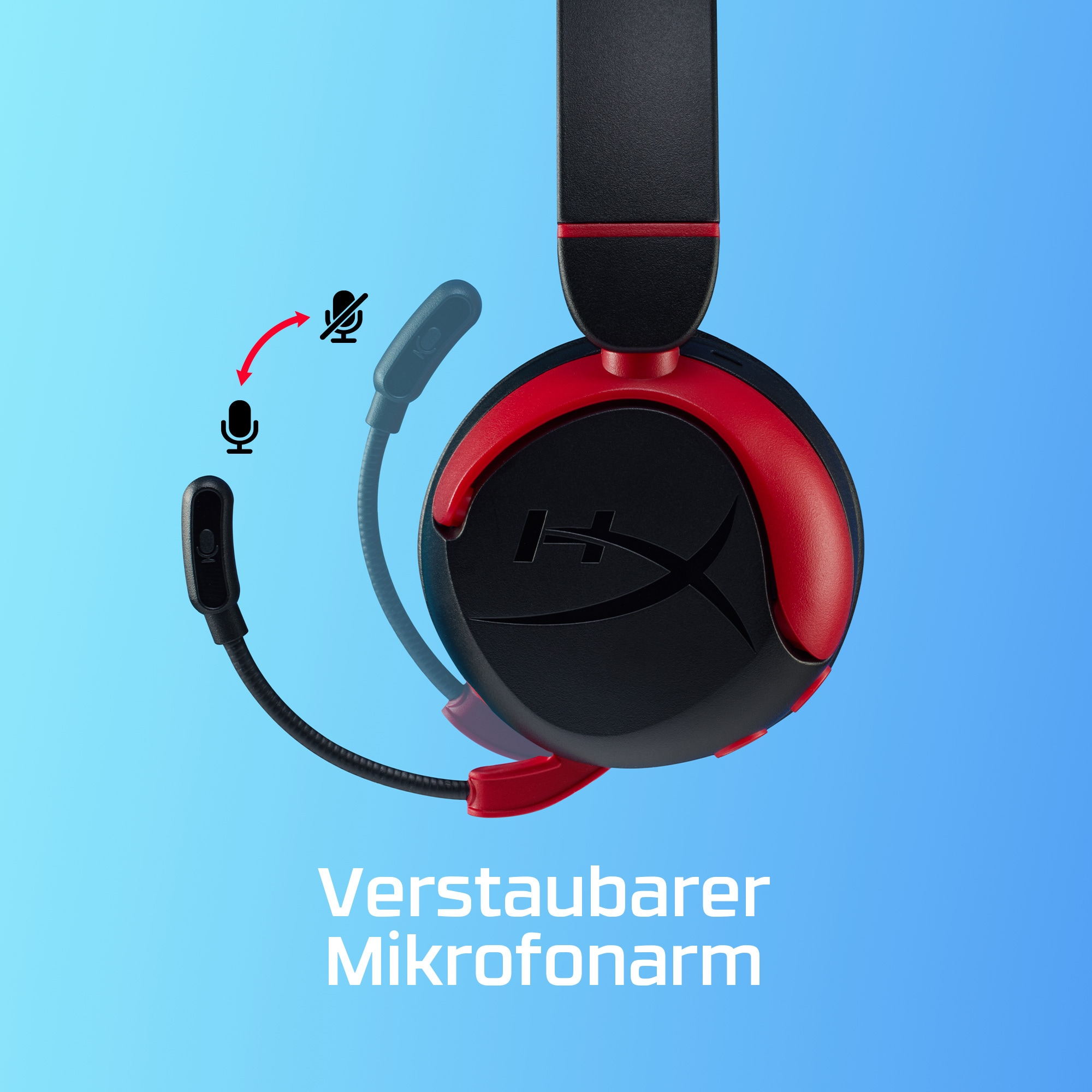 HyperX Cloud Mini Casque sans fil pour gaming (noir)