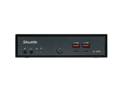 Shuttle Slim AI PC DN11H7 Intel Core Ultra 7 155H, Intel Arc graphics, 2xHDMI, 2x DP, 4x 2.5 Gbit LAN, VESA, 24/7 permanent operation