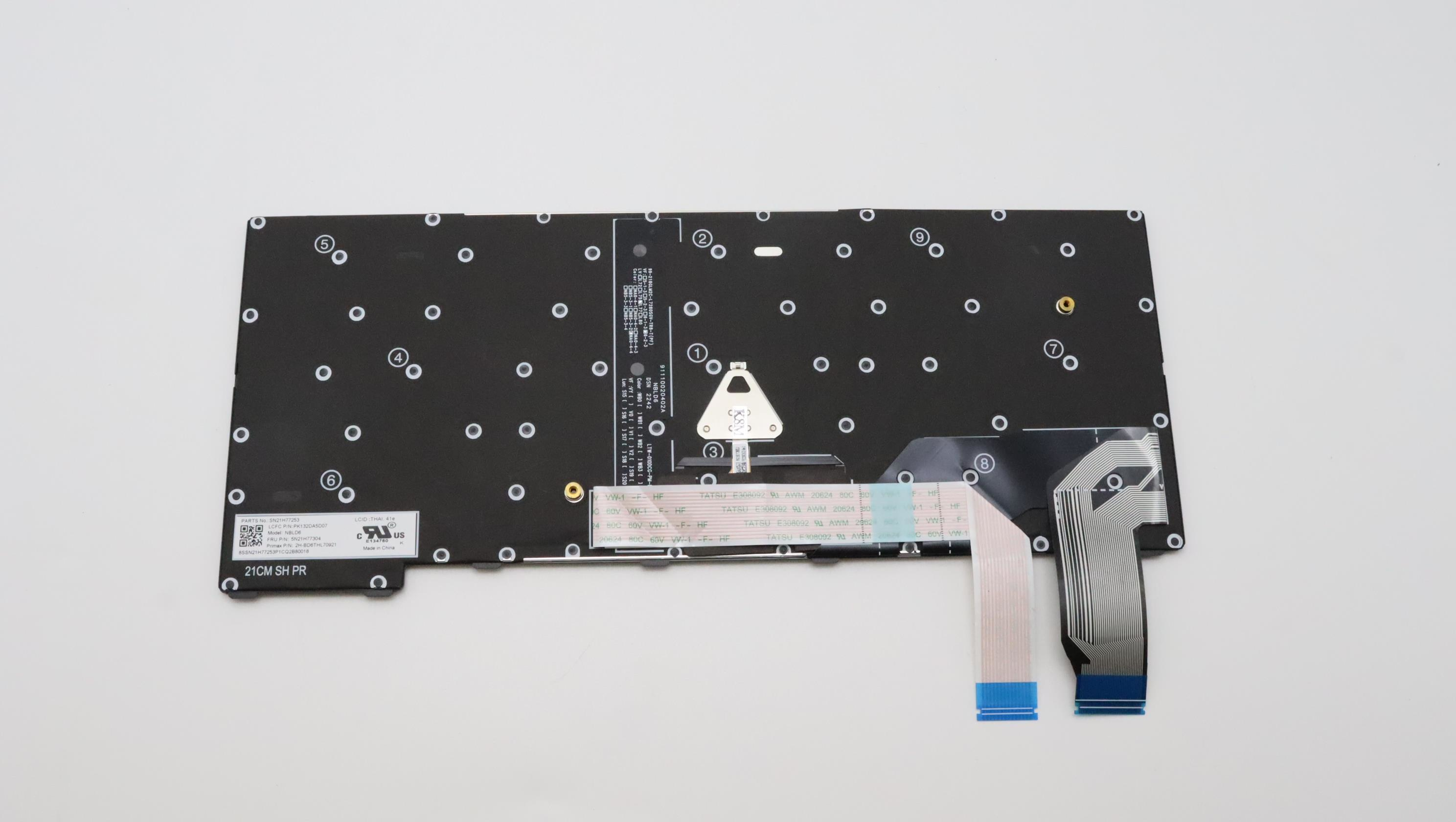 Lenovo 5N21H76890 - Tastatur - Deutsch - Tastatur mit Hintergrundbeleuchtung - Lenovo - ThinkPad X13 Gen 3