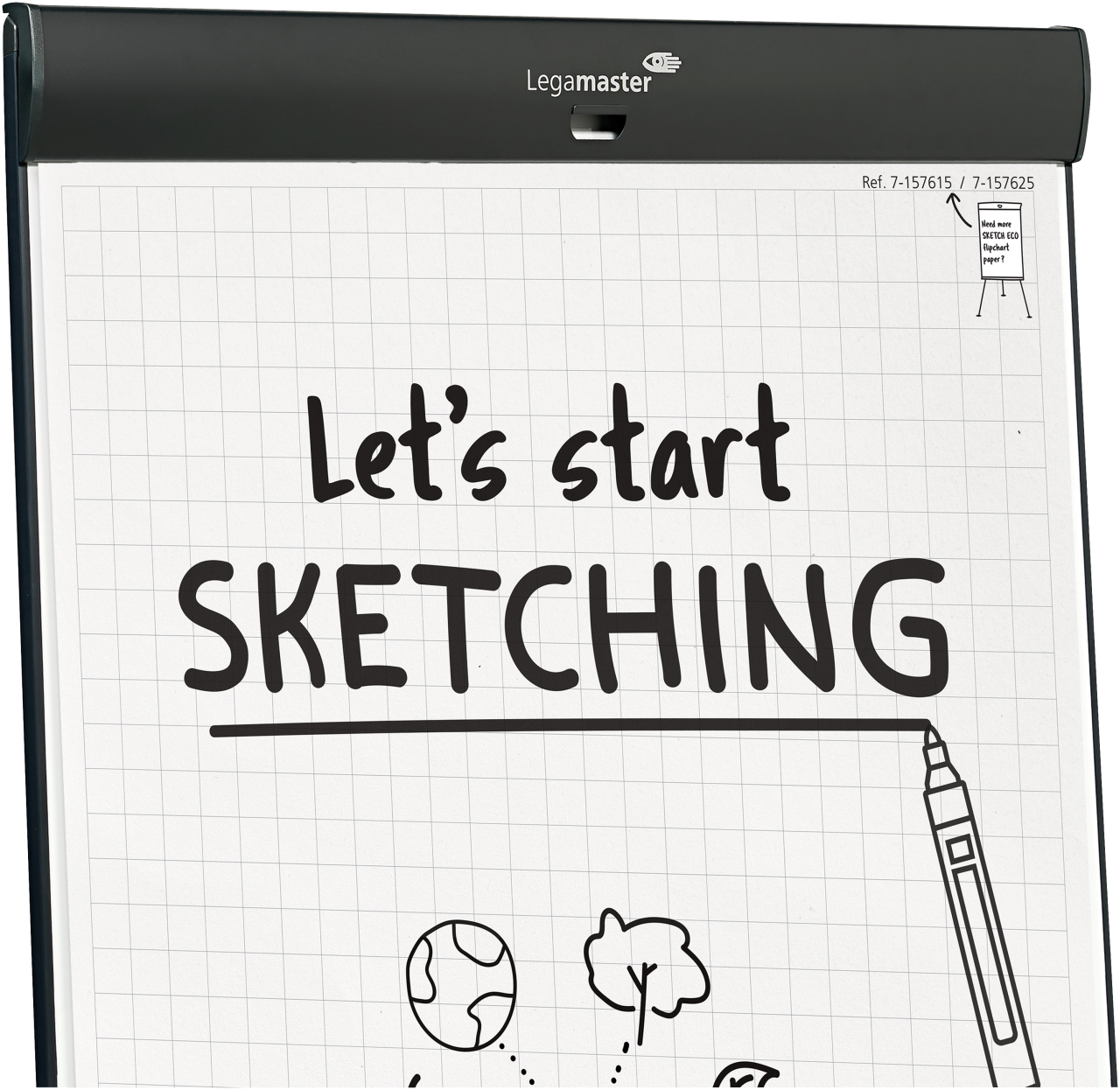 LEGAMASTER Flipchart Sketch Pro