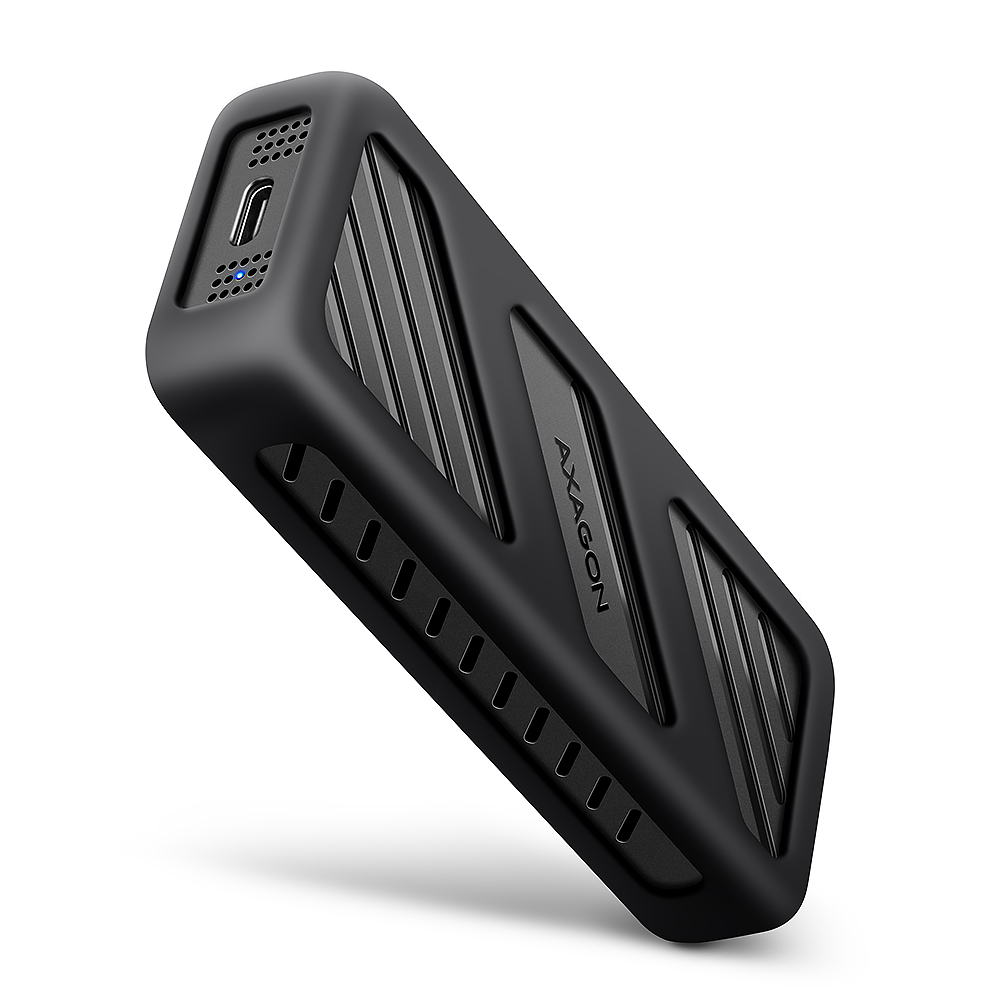 Axagon EEM2-20G NVMe-SSD-Gehuse USB-C 3.2 20 Gbps 2230 - 2280 - schwarz Enceinte ssd Noir M.2