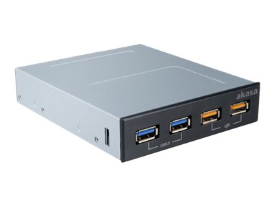 Akasa AK-ICR-25 - Anschl�sse am vorderen Bedienfeld