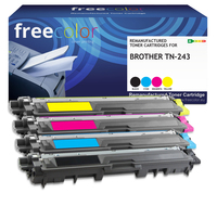 freecolor Toner Brother TN-243 B/C/M/Y remanufactured - Wiederaufbereitet - Kompatibel