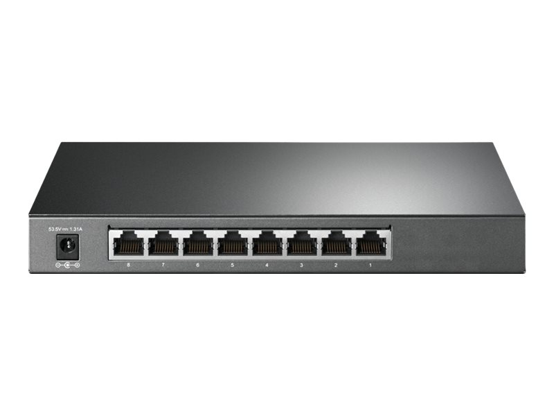 TP-LINK JetStream TL-SG2008P - V1 - Switch - Smart - 4 x 10/100/1000 + 4 x 10/100/1000 (PoE+)