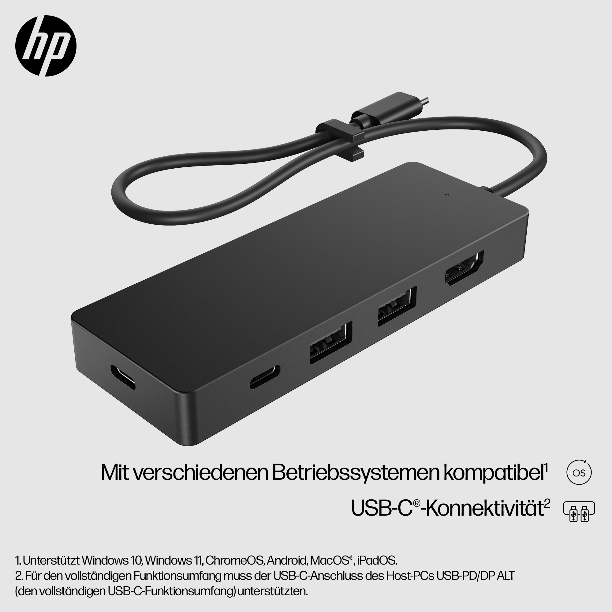 HP Concentrador de viaje USB-C G3