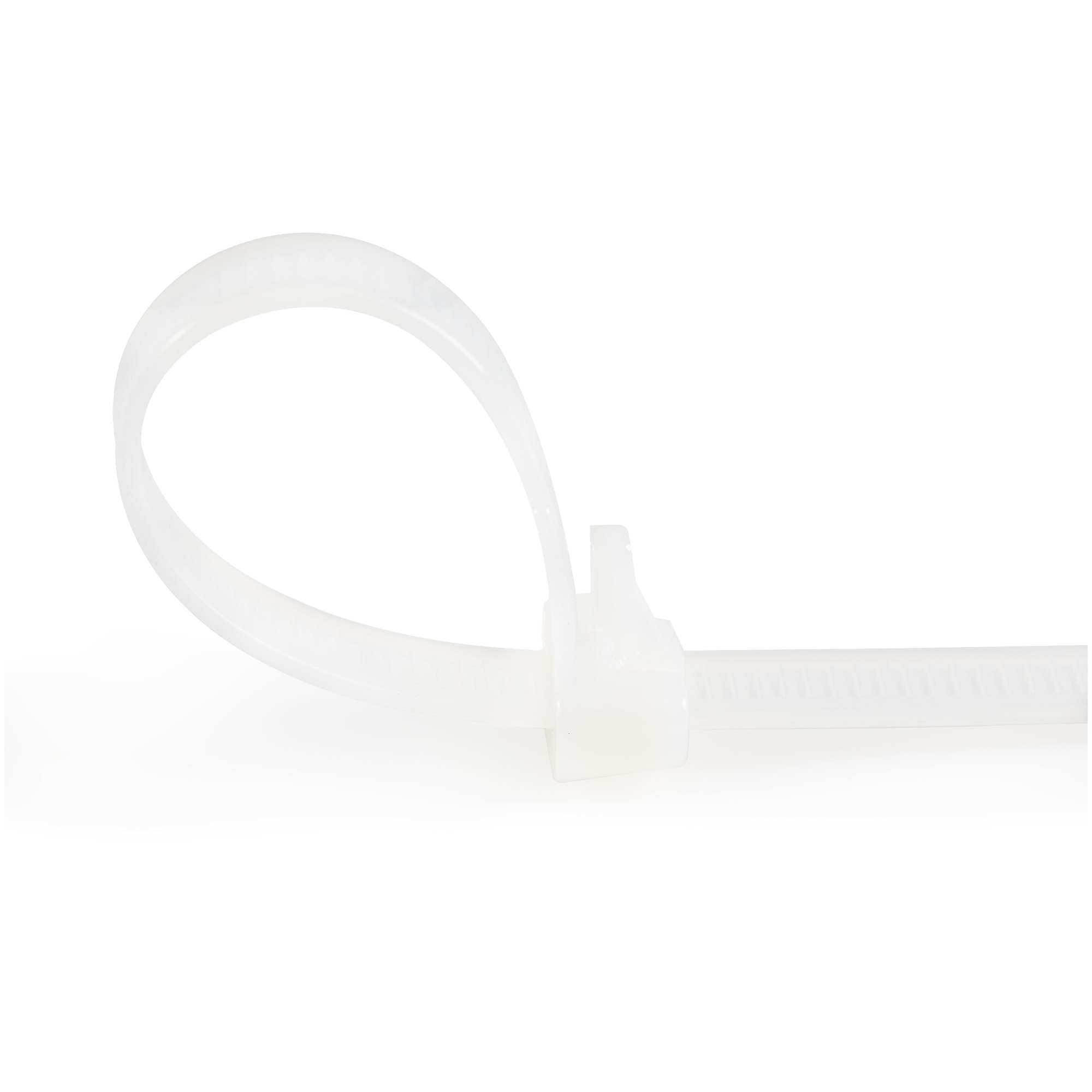 StarTech.com Fascette fermacavo riutilizzabili da 25 cm - 7 mm di larghezza, 65 mm di diametro del fascio e resistenza alla trazione 22 kg, fascette di nylon per interni/esterni, Omologati 94V-2/UL, 100 pezzi - bianco