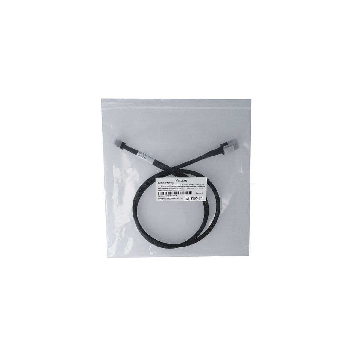 BlueOptics BLIS4387-50CM cavo Serial Attached SCSI (SAS) 0,5 m 6 Gbit/s Nero