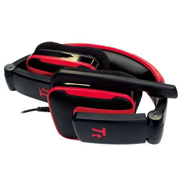 Tt eSPORTS Shock Headset Wired Head-band Gaming Black, Red