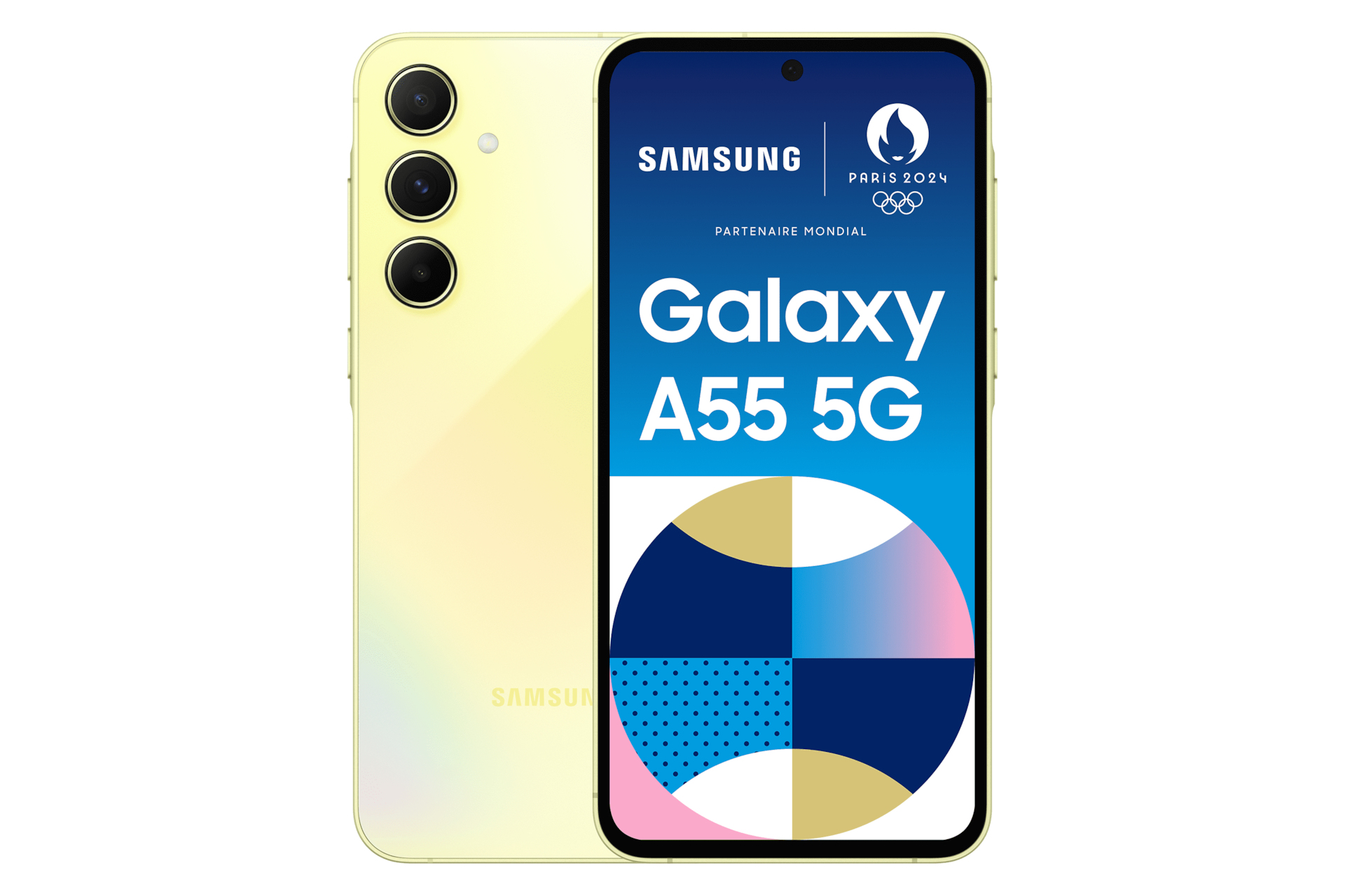 Samsung Galaxy A55 5G 128GB Lemon - Smartphone