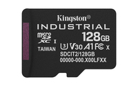 Kingston Technology Tarjeta 128GB microSDXC Industrial C10 A1 pSLC paquete individual sin adaptador