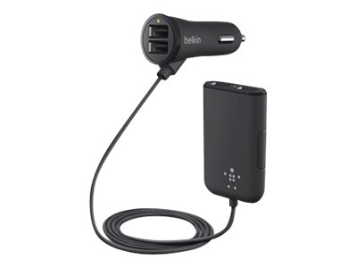 Belkin Road Rockstar - Auto-Netzteil - 36 Watt - 7.2 A - 4 Ausgabeanschlussstellen (USB)