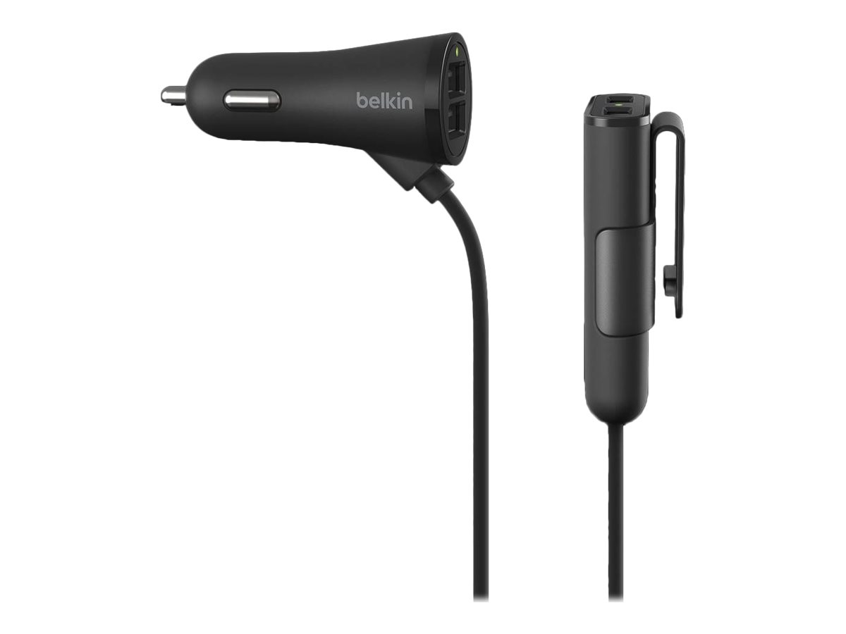 Belkin Road Rockstar - Auto-Netzteil - 36 Watt - 7.2 A - 4 Ausgabeanschlussstellen (USB)