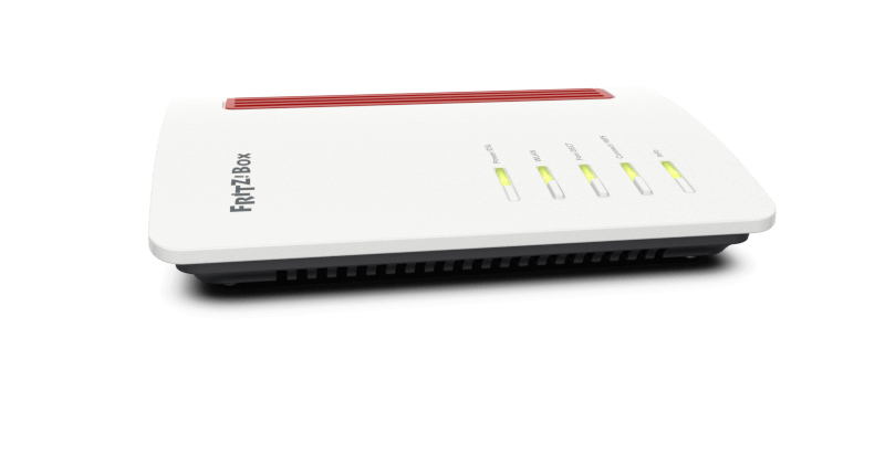 AVM FRITZ!Box 7530 wireless router Gigabit Ethernet Dual-band (2.4 GHz / 5 GHz) Black, Red, White