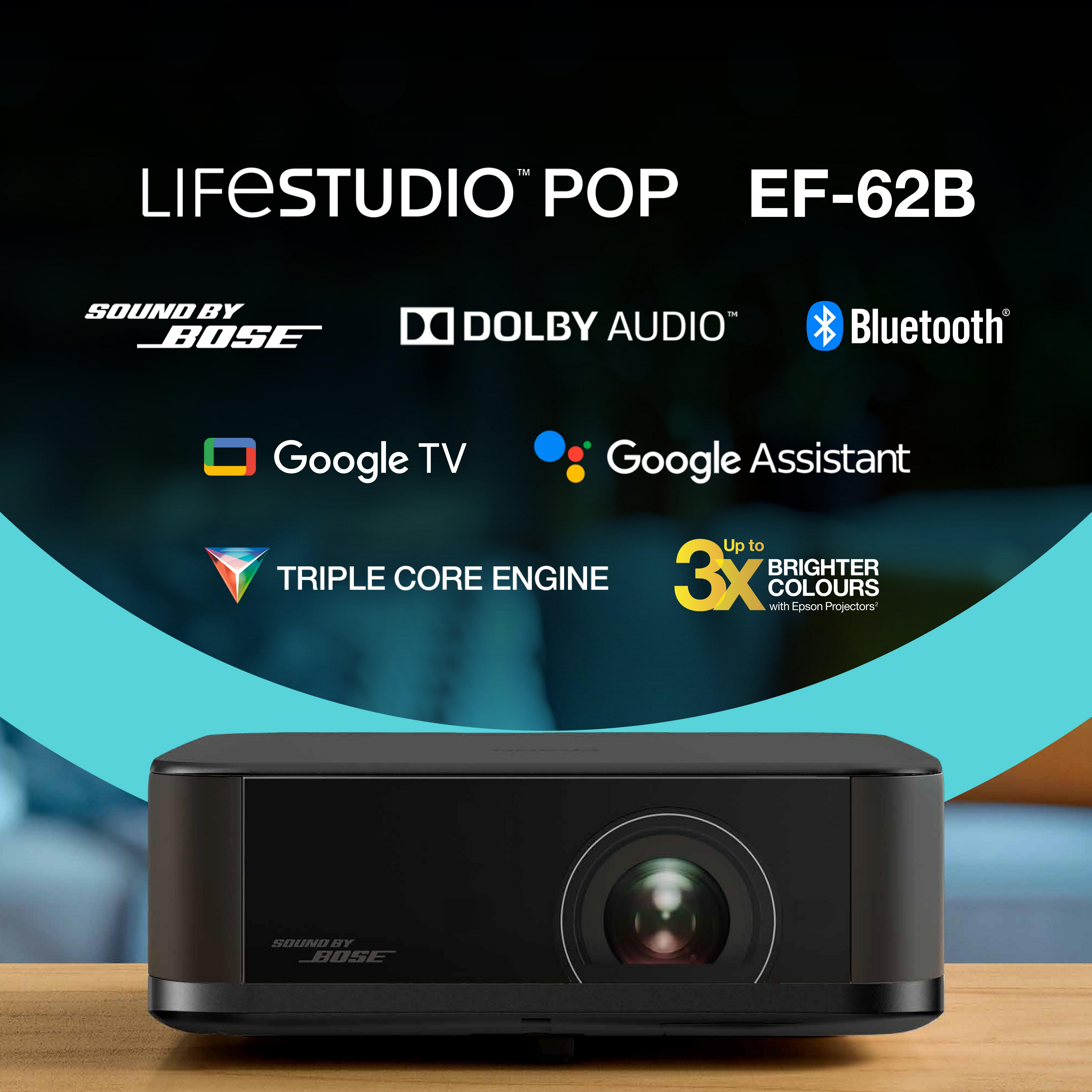 Epson V11HB73140 videoproiettore Proiettore a raggio standard 700 ANSI lumen 3LCD 4K (4096x2400) Nero