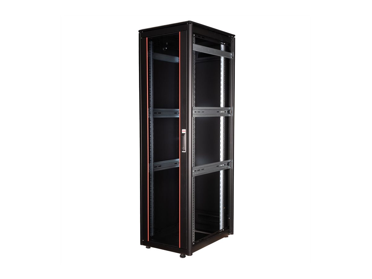 ROLINE Pro - Schrank Netzwerkschrank - mit Glast�r, 600 x 800 mm (B x T)