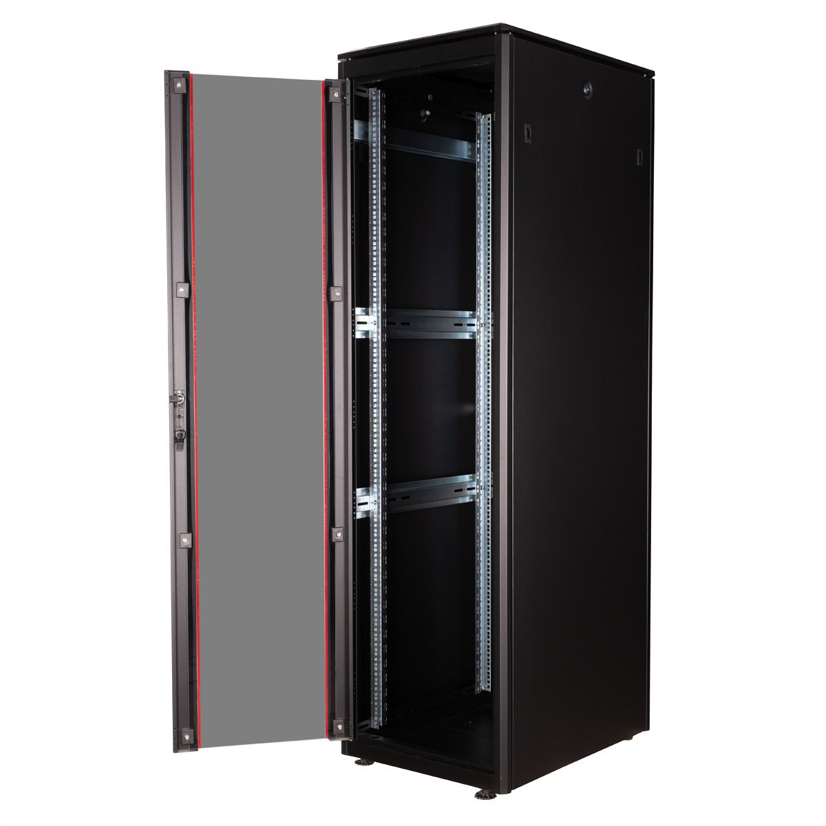 ROLINE Pro - Schrank Netzwerkschrank - mit Glast�r, 600 x 800 mm (B x T)