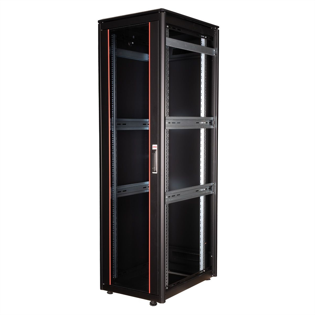 ROLINE Pro - Schrank Netzwerkschrank - mit Glast�r, 600 x 800 mm (B x T)