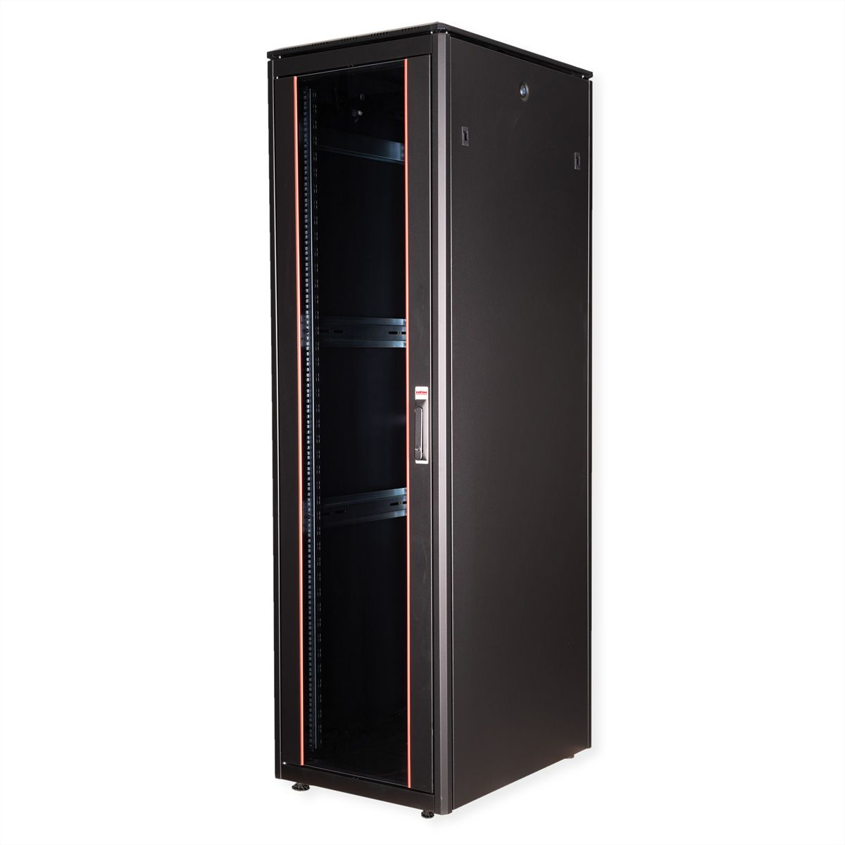 ROLINE Pro - Schrank Netzwerkschrank - mit Glast�r, 600 x 800 mm (B x T)