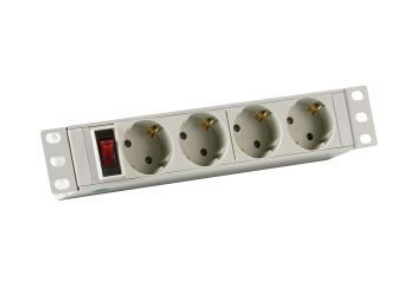 EFB Elektronik EK631DE.11GR prolunghe e multiple 2 m 4 presa(e) AC Interno Grigio