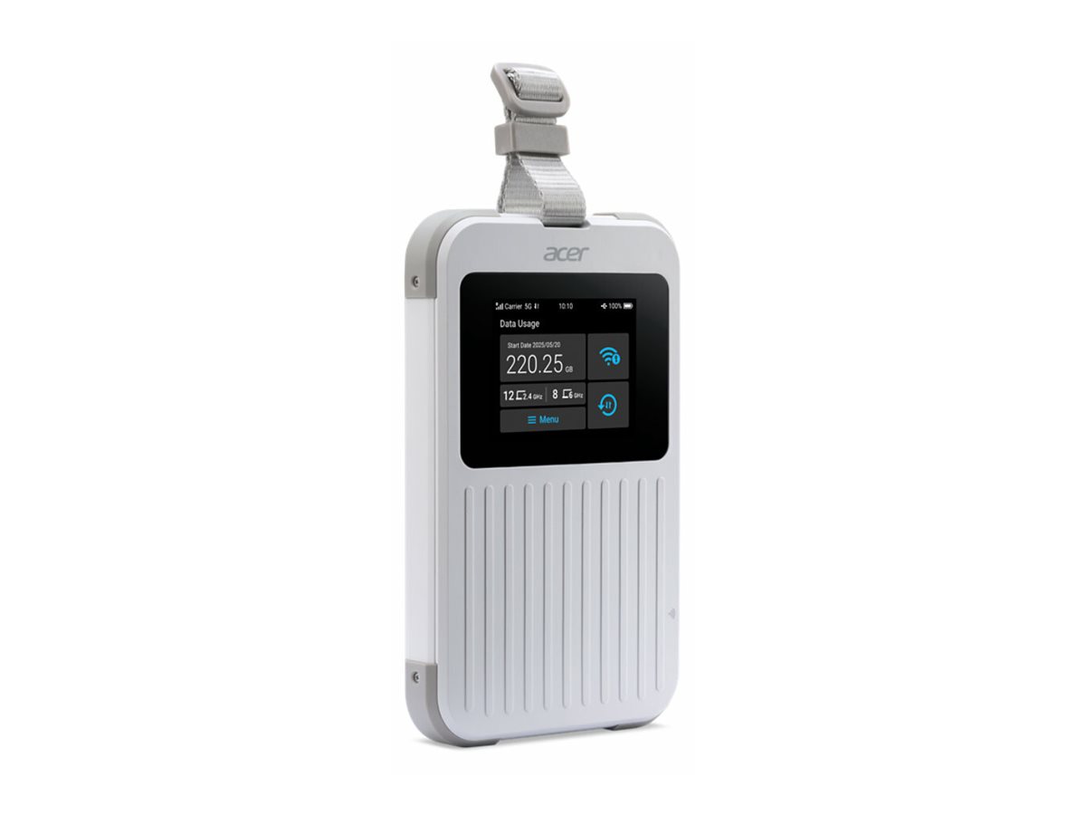 Acer Mobiler Hotspot - 5G LTE - 3.27 Gbps - Wi-Fi 5, Wi-Fi 6, NFC