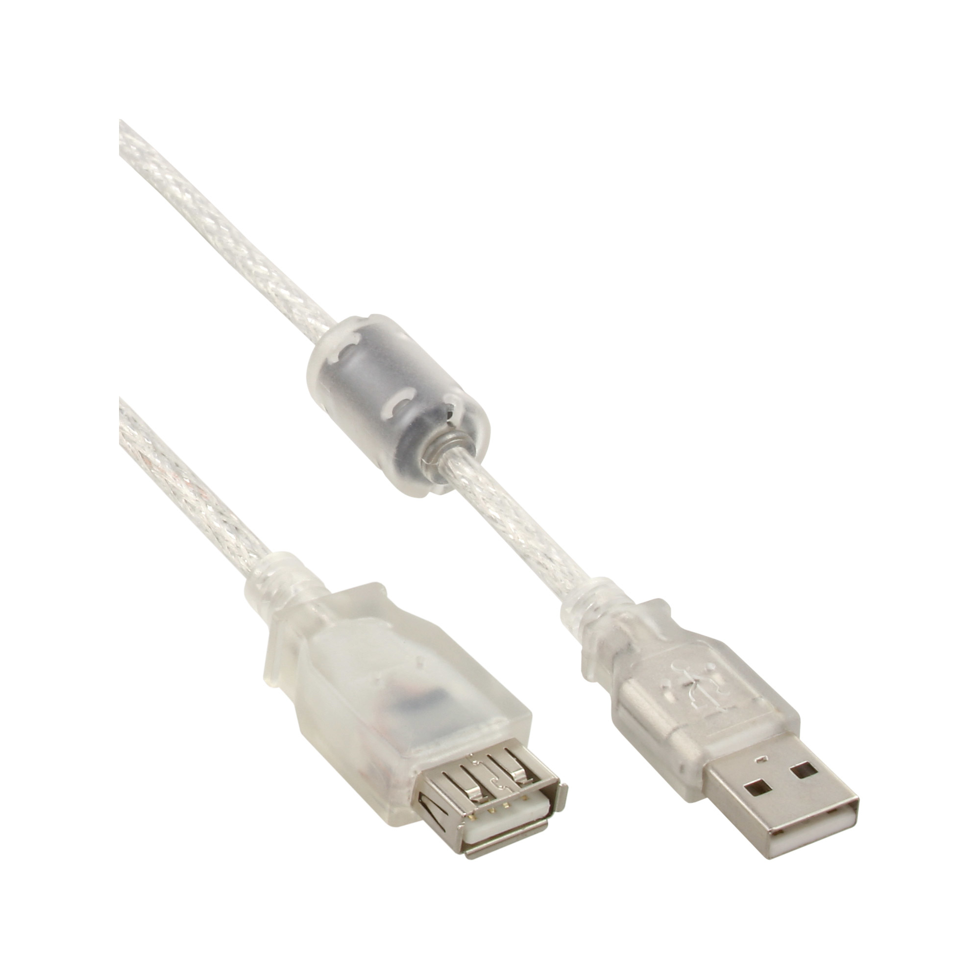 InLine 34618Q c�ble USB 2 m USB A Transparent