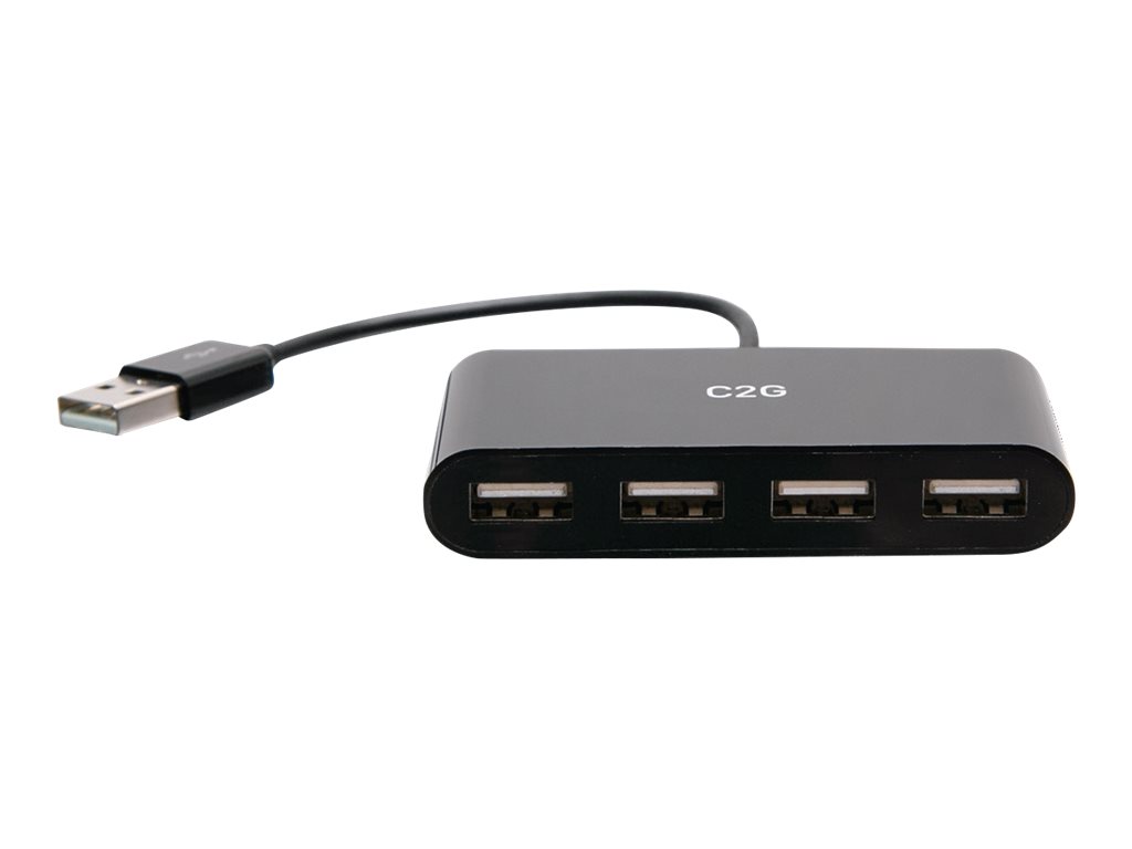 C2G 4-Port USB-A Hub - Hub - 4 x USB 2.0 - Desktop