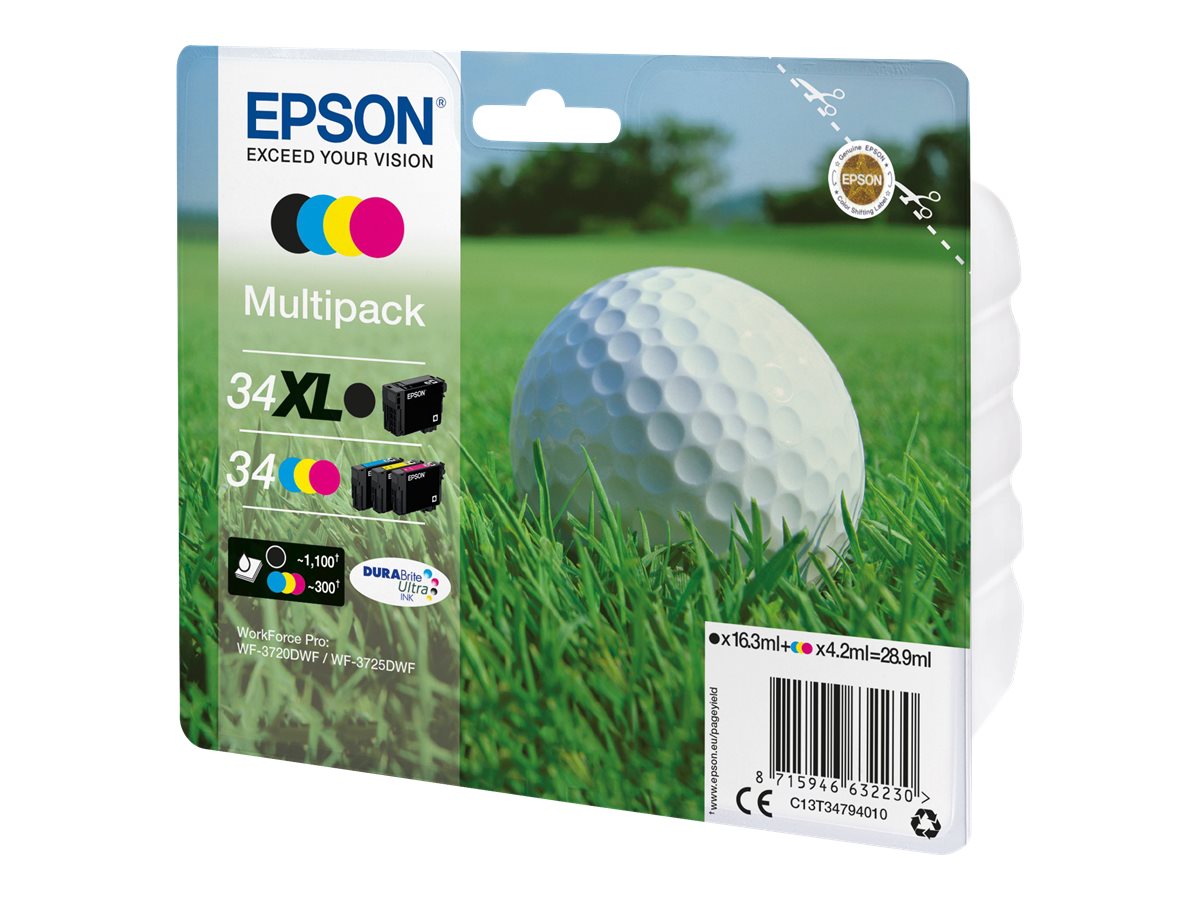 Epson Golf ball T3479 ink cartridge 1 pc(s) Original Black, Cyan, Magenta, Yellow