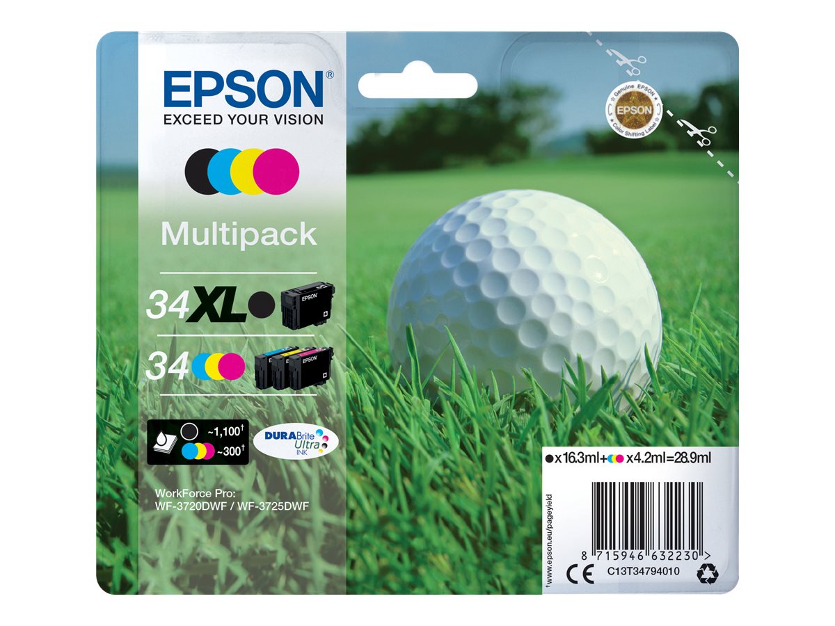 Epson Golf ball T3479 ink cartridge 1 pc(s) Original Black, Cyan, Magenta, Yellow